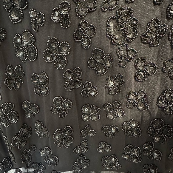 ✔️58B/68B/67B ❤️ BNWT MAC DUGGAL FLOUNCE SLEEVE BEADED MIDI DRESS #10827 - Picture 9 of 12